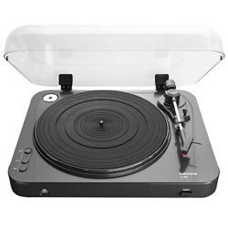 Lenco L-85 USB Two Speed Turntable With Direct MP3 Recording Black